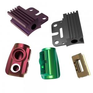 custom cnc machining manufacturer service oem cnc milling machined anodized aluminum parts HYJD070210