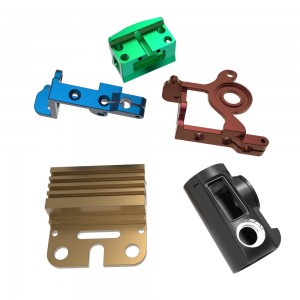 custom cnc machining manufacturer service oem cnc milling machined anodized aluminum parts HYJD070210