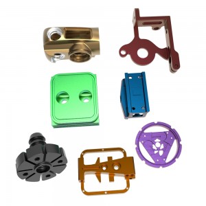 OEM factory anodized aluminum 6061/7075 parts customized aluminum alloy die casting parts HYJD070087