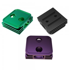 OEM factory anodized aluminum 6061/7075 parts customized aluminum alloy die casting parts HYJD070087