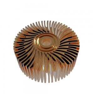 Precision CNC Machining Aluminum Part 5 Axis Milling CNC Machining Brass Metal Radiator Machinery Centre Spare Kit Metal Parts HYVC060037