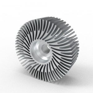 Precision CNC Machining Aluminum Part 5 Axis Milling CNC Machining Brass Metal Radiator Machinery Centre Spare Kit Metal Parts HYVC060037