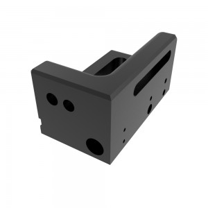 CNC machined aluminum base with Anodized HYIW010118