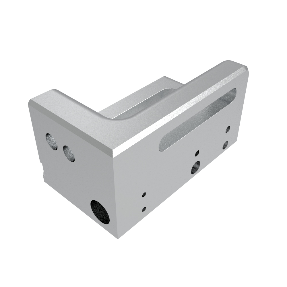 CNC Machined Steel Plates - CNC machined aluminum base with machining parts HYIW010117 Huayi -