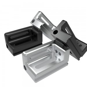 CNC machined aluminum base with Anodized HYIW010118