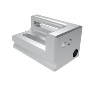 CNC machined aluminum base with machining parts HYIW010117
