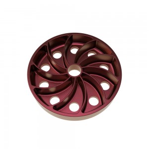 Round metal parts by CNC machined HYIW010116