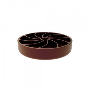 Round metal parts by CNC machined HYIW010116