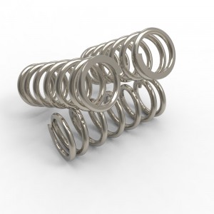Wholesale Oem Sus 304 Stainless Steel Nickel Plated Spring Steel Metal Coil Compression Spring For Industrial HYVC060014