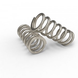 Wholesale Oem Sus 304 Stainless Steel Nickel Plated Spring Steel Metal Coil Compression Spring For Industrial HYVC060014