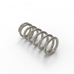 Wholesale Oem Sus 304 Stainless Steel Nickel Plated Spring Steel Metal Coil Compression Spring For Industrial HYVC060014