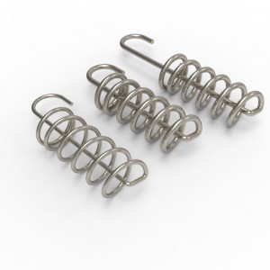 Custom Manufacturers Stainless Steel Spring Steel Nickel Plated Tension Spring HYVC060013