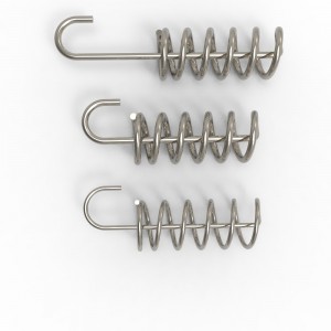 Custom Manufacturers Stainless Steel Spring Steel Nickel Plated Tension Spring HYVC060013
