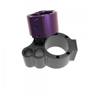 Aluminium CNC Machined Parts High Precision CNC Anodizing Aluminum Milling Parts HYXC020071