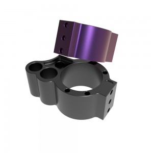 Custom OEM manufacturing mass production cnc turning and milling composite parts aluminum cnc milling mechanical parts HYVC060012