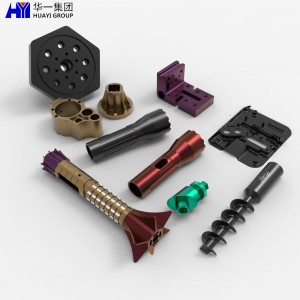 Custom 5 axis cnc milling service machining metal block HYCZ090001