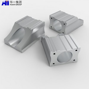 OEM custom manufacturer cnc machining service five axis cnc micro machining aluminum parts HYJD070054