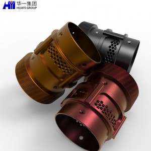 precision cnc machining service anodizing cnc machined extrusion aluminum machined parts HYJD070039