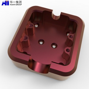 China custom cnc processing metal aluminum parts cnc machining anodized aluminum parts HYJD070047