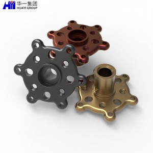 oem precision cnc machining service anodizing cnc machined extrusion aluminum parts HYJD070040