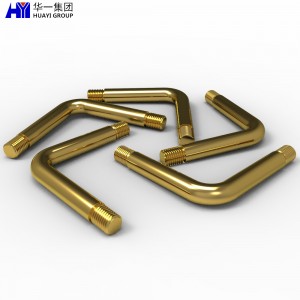 wholesale customize cnc machining brass parts precision brass cnc lathe parts HYJD070075
