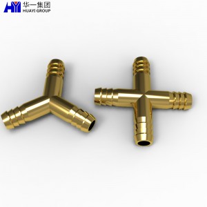 wholesale customize cnc machining brass parts precision brass cnc lathe parts HYJD070075