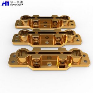 cnc machined parts manufacturer brass feet spare part HYIW010290