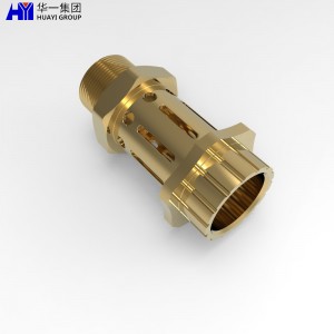 OEM precision cnc turned brass machining parts for assembly HYJD070215