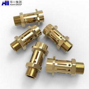 cnc machined parts manufacturer brass feet spare part HYIW010290