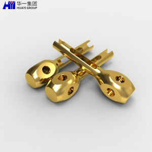 oem custom metal machine parts machining precision brass cnc turning parts HYCZ090012