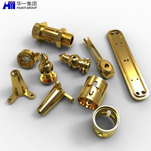 precision cnc turned brass machining parts HYJD070142