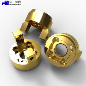 precision cnc turned brass machining parts HYJD070142