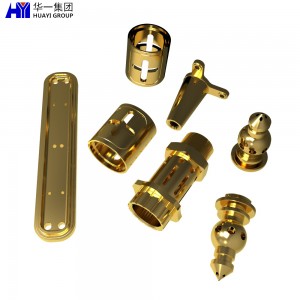 high quality brass bushings cnc machining parts HYJD070132