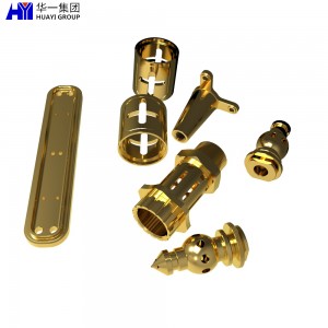 OEM precision cnc turned brass machining parts for assembly HYJD070215