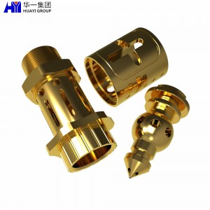 Custom cnc turning brass mechanical parts HYCZ090003