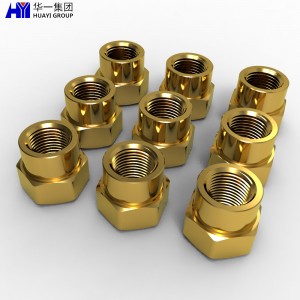 Custom cnc turning brass mechanical parts HYCZ090003