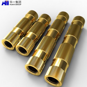 wholesale customize cnc machining brass parts precision brass cnc lathe parts HYJD070075