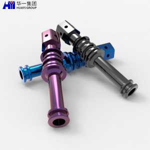 oem custom cnc machining 6061 7075 aluminum anodized parts HYJD070100
