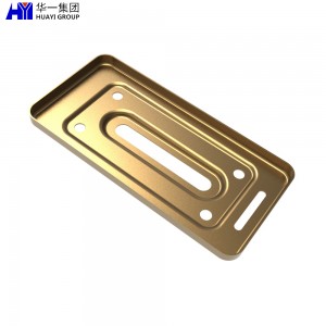 oem custom cnc machining stamping parts service custom anodized sheet metal stamping parts HYJD070225