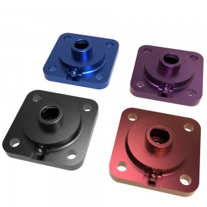 OEM CNC machined block base  metal parts HYIW010239