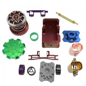 oem custom cnc anodized aluminum parts
