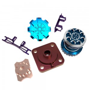 Cnc machining parts metal machining services 5 axis cnc aluminum parts custom anodized aluminum parts HYJD070160