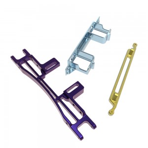 Custom cnc machining service precision polished aluminum milled bracket HYVA030107