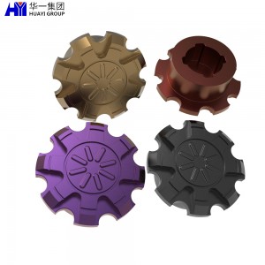 Anodized aluminum cnc machining customized polished milling parts for lightsabers HYVW030088