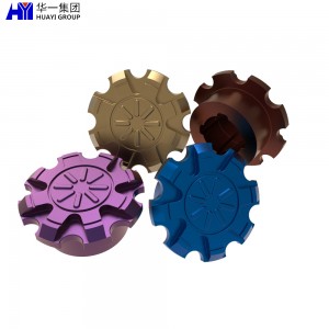 Anodized aluminum cnc machining customized polished milling parts for lightsabers HYVW030088