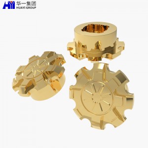 Precision custom machining copper aluminum brass cnc mechanical parts HYVW030090