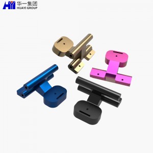 china cnc machining fabrication services oem  custom cnc machining anodized aluminum parts HYJD070163