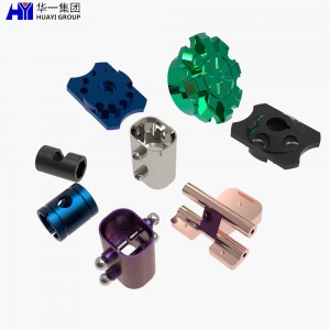 china cnc machining fabrication services oem  custom cnc machining anodized aluminum parts HYJD070163