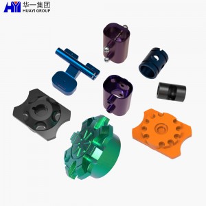 china cnc machining fabrication services oem  custom cnc machining anodized aluminum parts HYJD070163