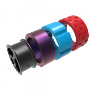CNC machining service custom plastic cnc turning and milling composite parts HYVW030096